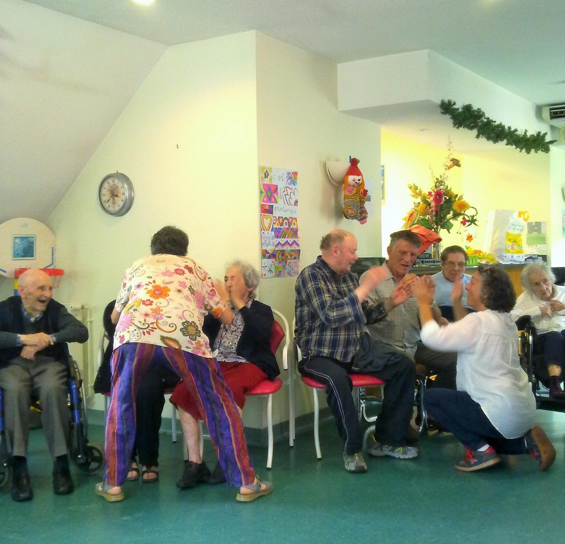 Laughter Yoga with elders